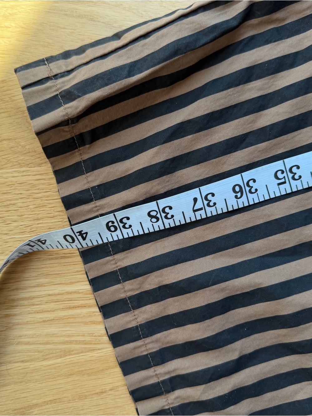 ASOS Glamorous Striped Wide-Leg Pants in Brown & Black size 10 - Picture 8 of 10